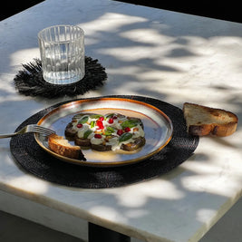 The Beaded Placemat - Black