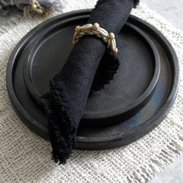 The Burned Plate - Black - M