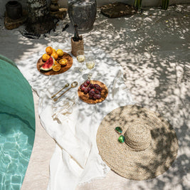 The Linen Tablecloth - White - 180x300