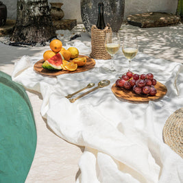 The Linen Tablecloth - White - 150x150