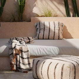 The Oh My Gee Cushion Cover - Bohemian White - 60x60
