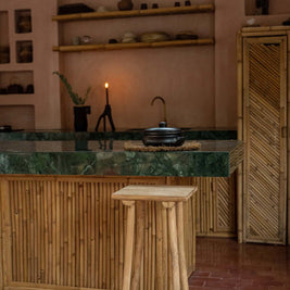 The Island Bar Stool - Natural