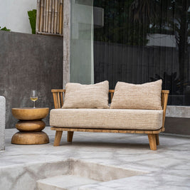 The Malawi Two Seater - Natural Beige