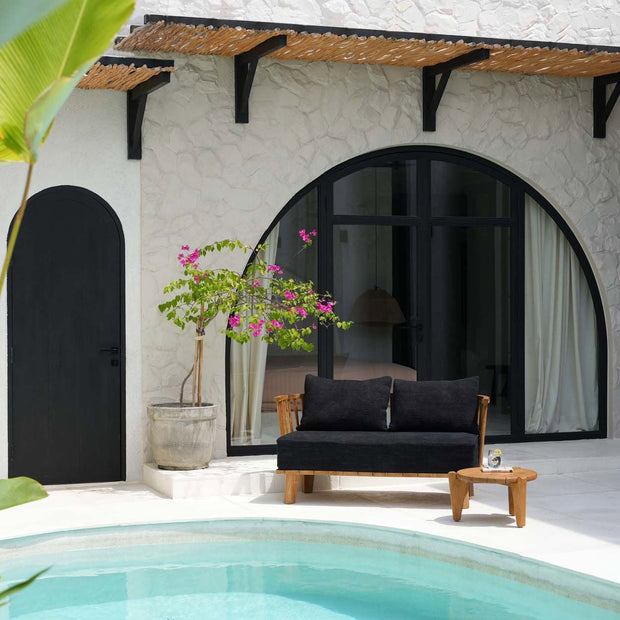 The Malawi Two Seater - Natural Black
