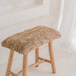 The Raffia Bench - Natural