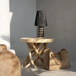 The Naxos Table Lamp - Black Natural