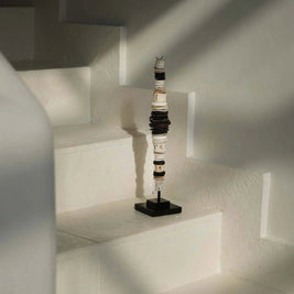 The Money Shell on Stand - Black White - M
