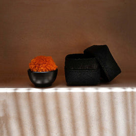 The Beaded Basket - Black - S