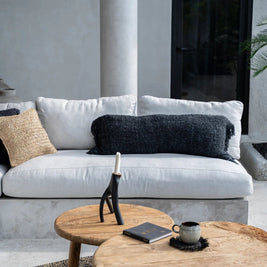 The Oh My Gee Cushion Cover - Black Navy - 35x100