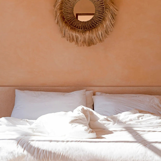 The Abaca Solomon Mirror - Natural
