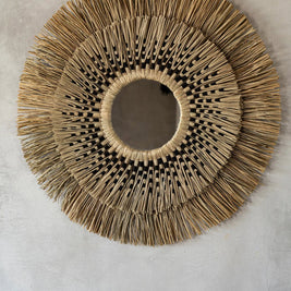 The Havana Mirror - Natural Black - L