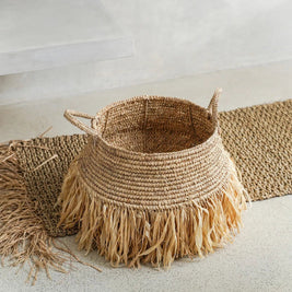 The Raffia Deluxe Baskets - Natural - Large
