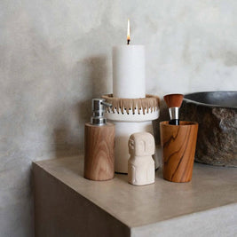 The Pretty Candle Holder - White Natural - M