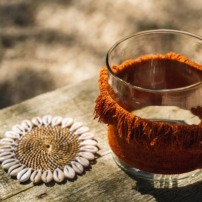The Oh My Gee Candle Holder - Rust Velvet - S