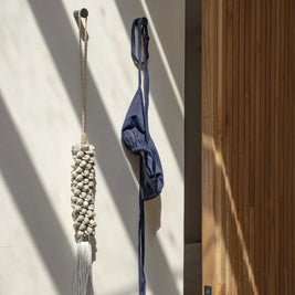 The Shell & Cotton Tassel - Grey