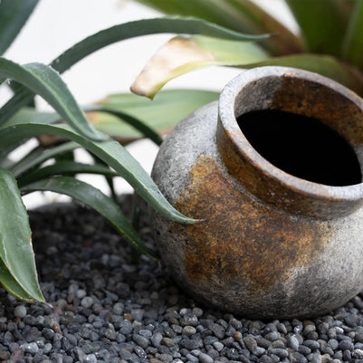 The Funky Vase - Antique Grey - S