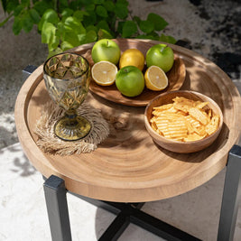 The Teak Root Snack Bowl - M