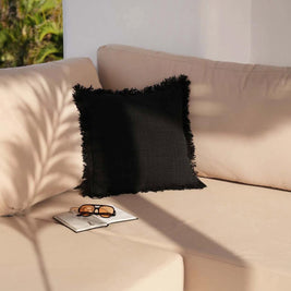 The Full Moon Cushion Cover - Black