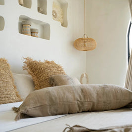 The Oh My Gee Cushion Cover - Concrete Velvet - 35x100