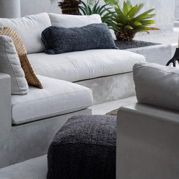 The Oh My Gee Pouffe - Black Navy