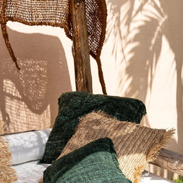 The Oh My Gee Cushion Cover - Forest Green - 60x60