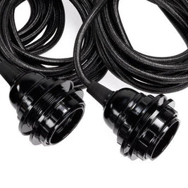 Fitting Lamps Ceiling - Black - 3 Fittings