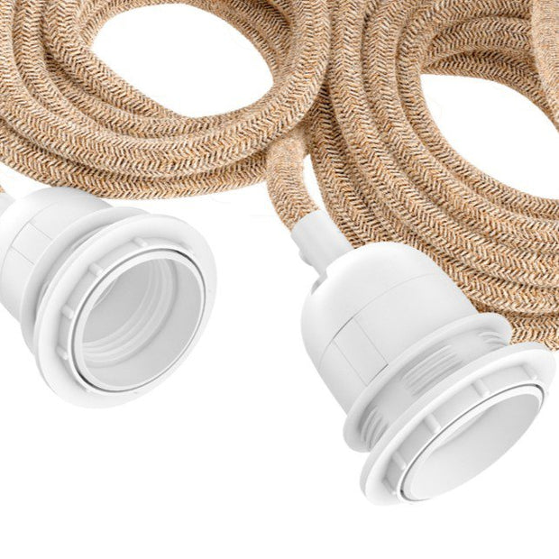Fitting Lamps Ceiling - Natural White - 3 Fittings