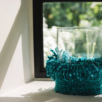 The Oh My Gee Candle Holder - Aqua - XL