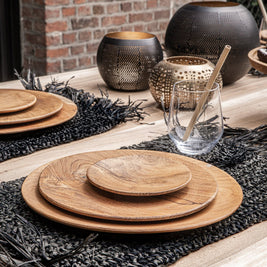 The Pierced Ball - Black Gold - L
