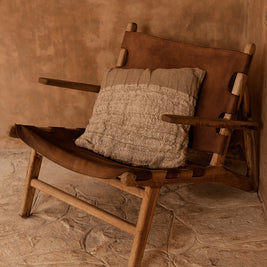 The Linen Edit Cushion Cover - Natural