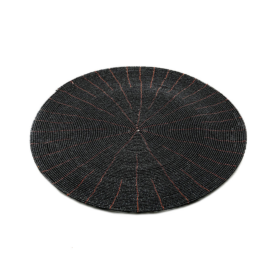 The Beaded Placemat - Black