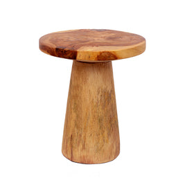 The Timber Conic Side Table - Natural - 50