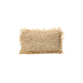 The Raffia Cushion Cover Rectangular - Natural - 30x50