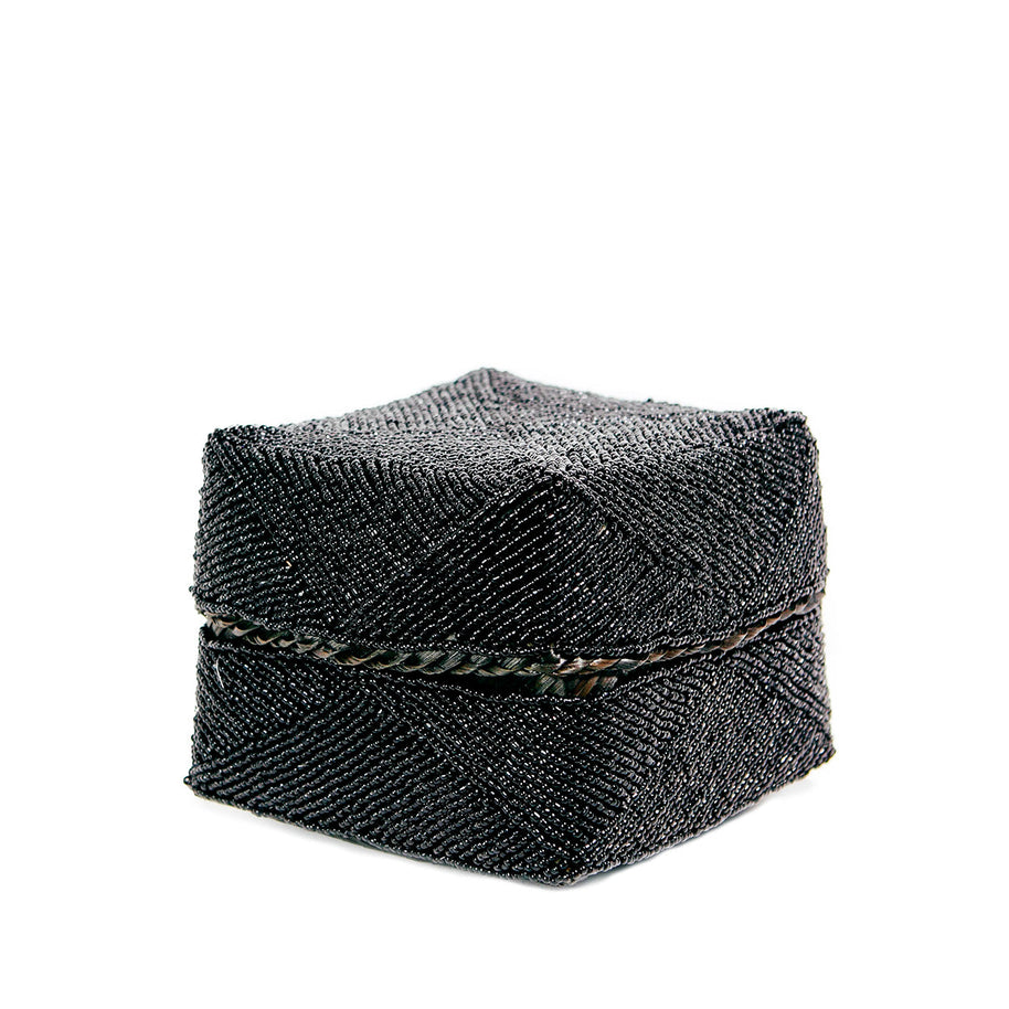 The Beaded Basket - Black - M