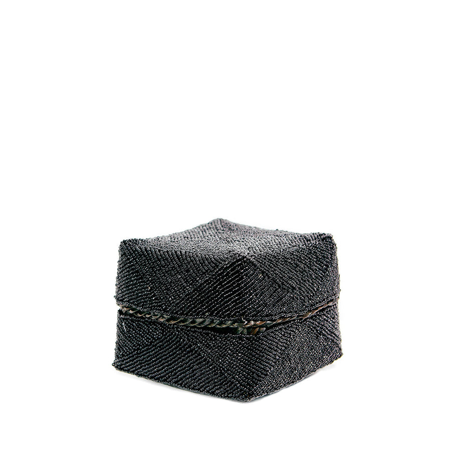 The Beaded Basket - Black - S