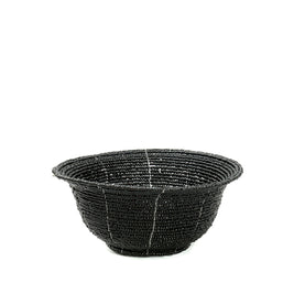 The Beaded Bowl Low - Black - S
