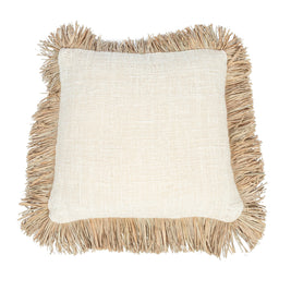 The Saint Tropez Cushion Cover - Natural White - 60x60