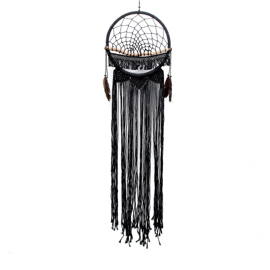 The Macrame Wood Dreamer - Black