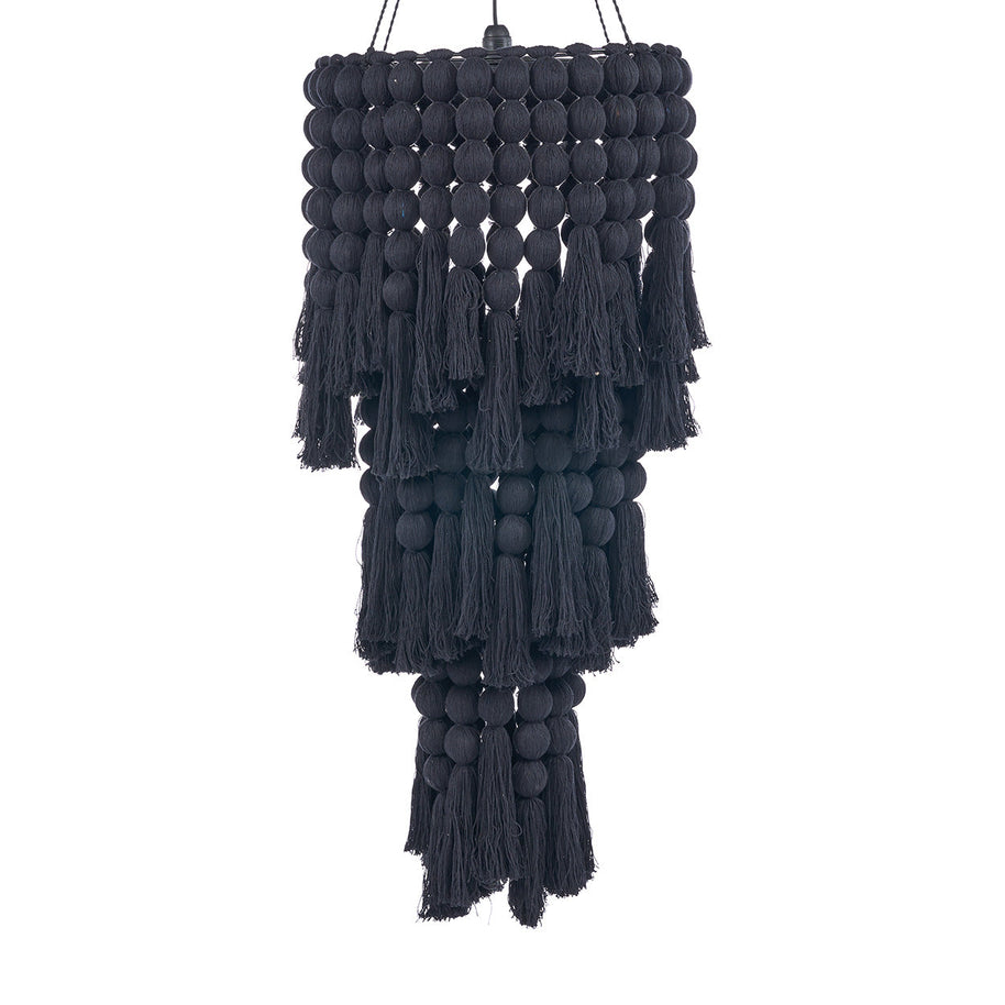 The Nomad Cotton Chandelier - Black - XL