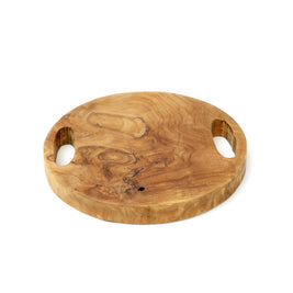 The Teak Root Tray - Natural - S
