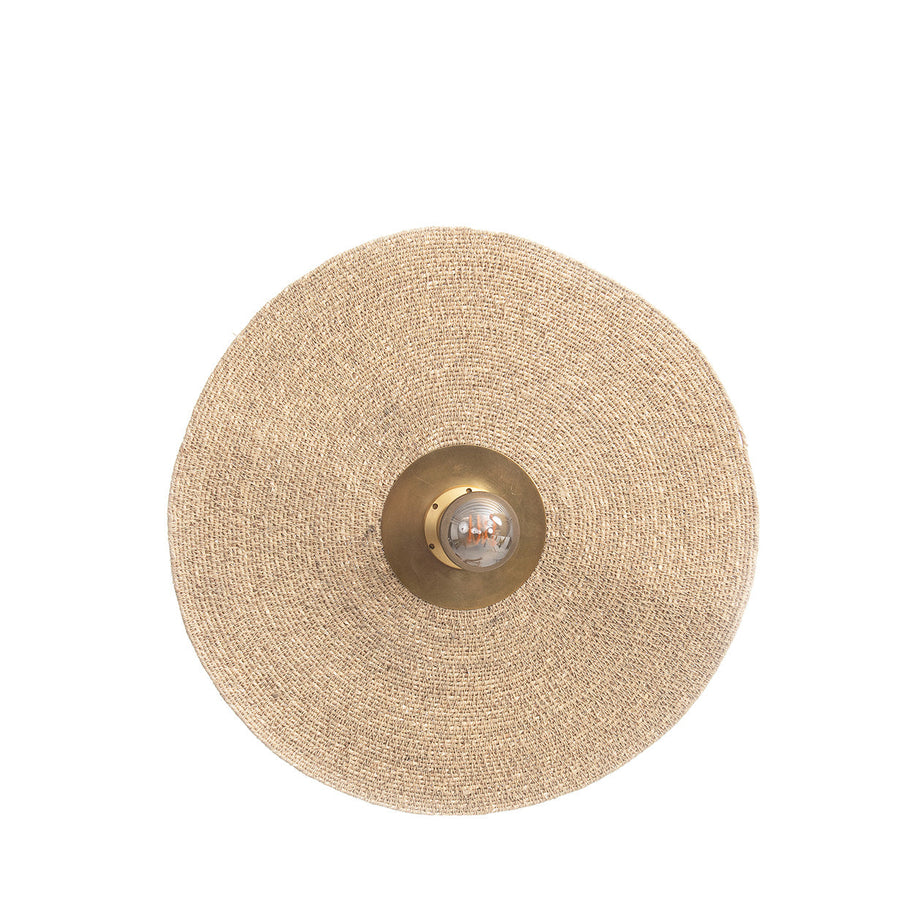 The Let's Groove Wall Lamp - Natural Brass - M