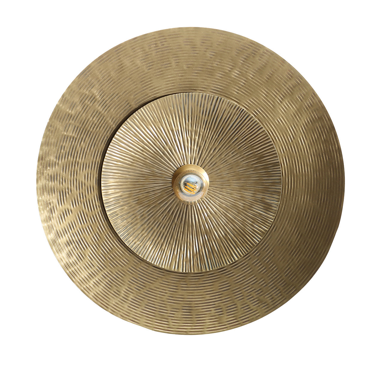 The Double Full Moon Wall Lamp - Brass - M