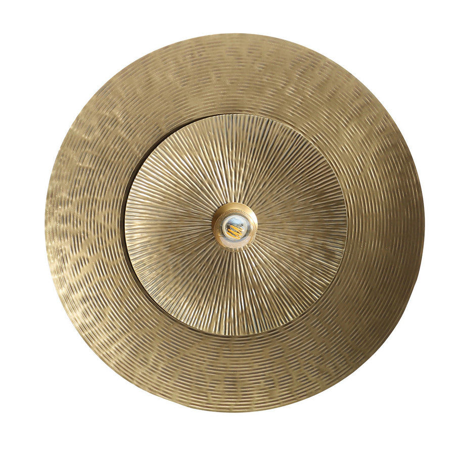 The Double Full Moon Wall Lamp - Brass - M