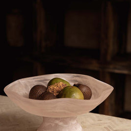 The Resin Organic Fruit Stand - Pink White
