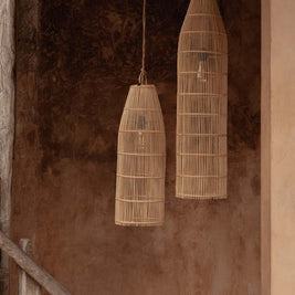 The Fish Trap Pendant - Natural - L