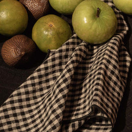 The Picknick Napkin - Natural Black - 45x45