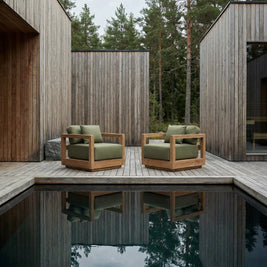 The Umalas One Seater Sofa - Outdoor - Green Alga