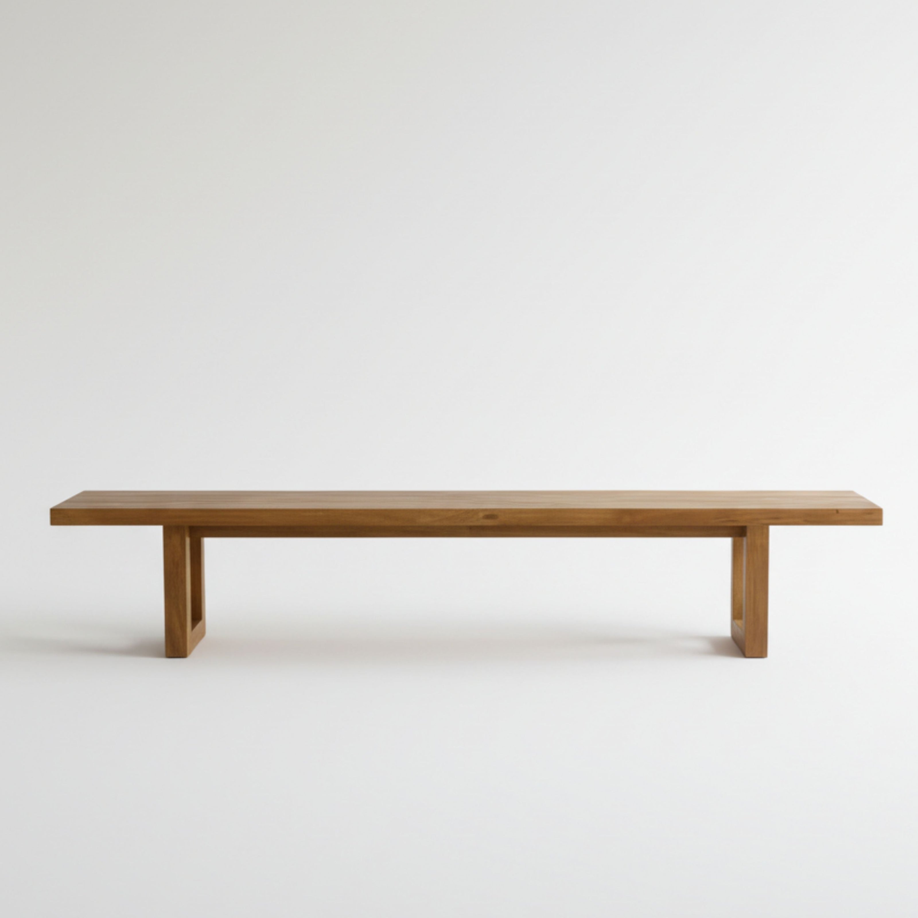 Bench With Square Foot - Natural - 280