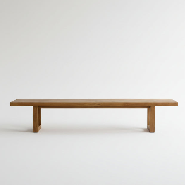 Bench With Square Foot - Natural - 280