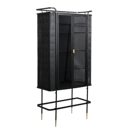 FUSSEN GLASS CABINET in a modern interior setting